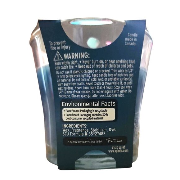 Glade Limited Edition Hit The Road Scented Candle 3.8 Oz Lot of 2 NEW - Picture 4 of 4